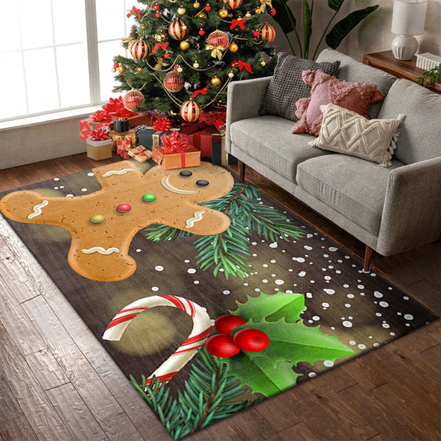 Christmas Themed Interior Decorative Carpet
