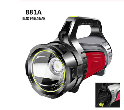 High-Power Rechargeable LED Spotlight for Outdoors