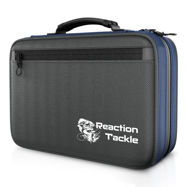 Reaction Tackle Deluxe Bait Binder - Salt Water Resistant Fishing with 4 Single Pocket Sleeves and 2 Double