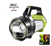 High-Power Rechargeable LED Spotlight for Outdoors