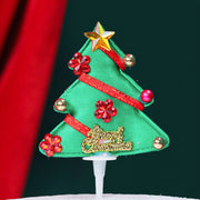 Bow Green Leaves Bells Garlands Cards