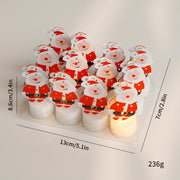 LED Electronic Candle Lights Christmas Trees Santa Claus Snowmen Creative Candles Small Night Lights Home Decorative Ornaments