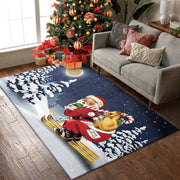 Christmas Themed Interior Decorative Carpet