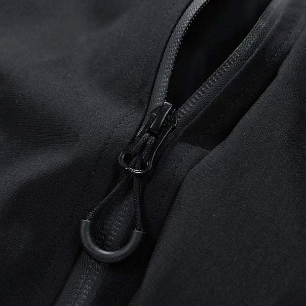 Men's Windproof Waterproof Hooded Jacket for Outdoors