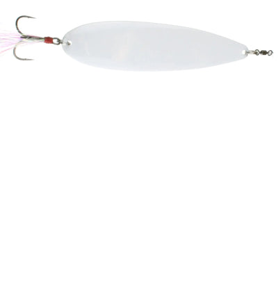 Ben Parker Magnum Flutter Spoon 8" 3.5oz Salt & Fresh Water Flutter Spoon (Snow)