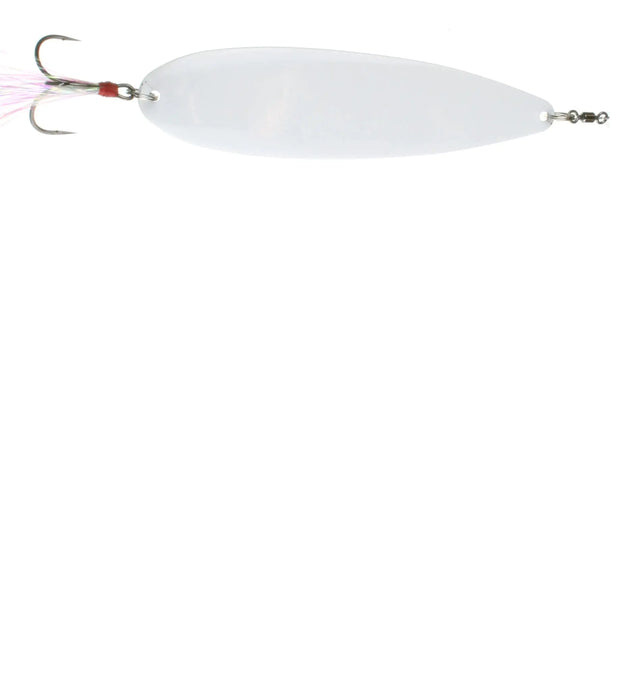 Ben Parker Magnum Flutter Spoon 8" 3.5oz Salt & Fresh Water Flutter Spoon (Snow)