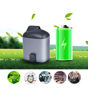 Portable USB Rechargeable Waist Fan for Outdoors