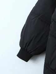 Women's Long Padded Hooded Overcoat for Outdoors