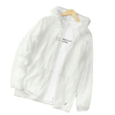 Water Resistant Hooded Sun Jacket for Summer Fishing