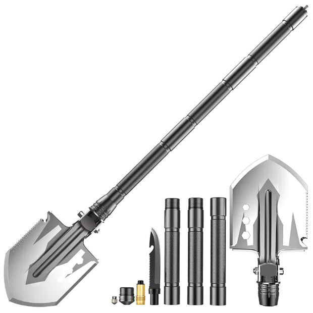 Multifunctional Tactical Folding Shovel for Outdoors