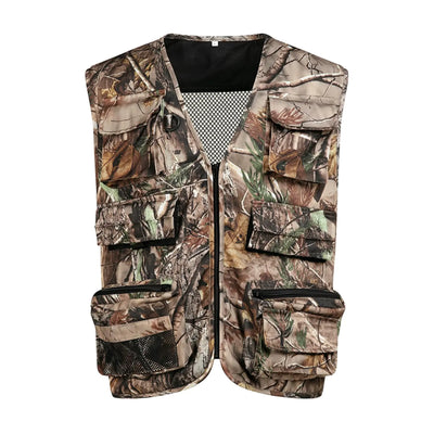 OGTNUH Camo Hunting Vest Outdoor Men Mesh Tactical Vest Bird Duck Hunting C06