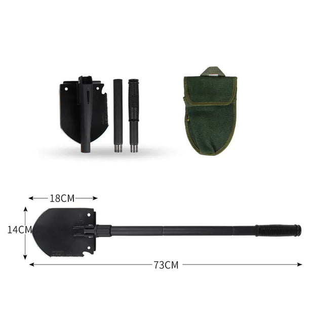 Multifunctional Folding Fishing Shovel for Outdoors