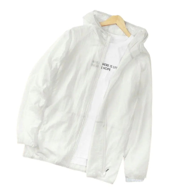 Water Resistant Hooded Sun Jacket for Summer Fishing