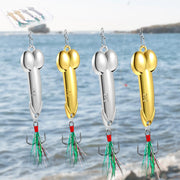 Relaxgiant 4 Pcs Funny Fishing Lures Bass Fishing Lures Top Water Fishing Lures Spoof Fishing Gifts for Men Freshwater Saltwater Fishing Equipment Fishing Spoons for Christmas Fishing Lover Men Gifts