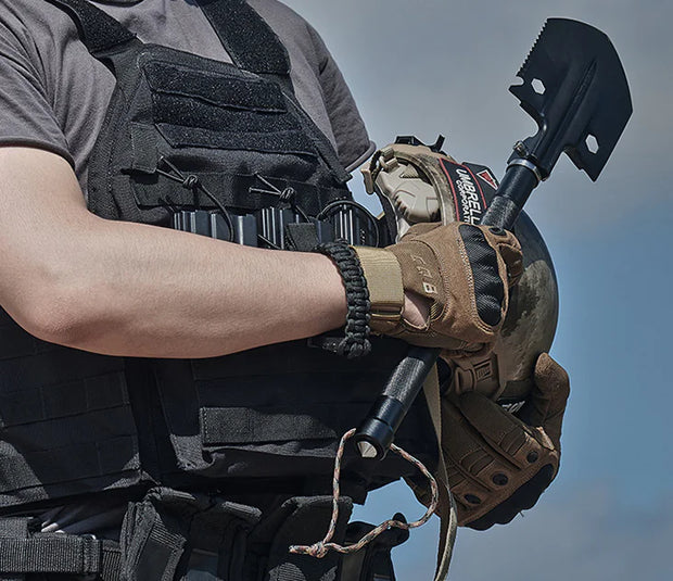 Multifunctional Foldable Military Shovel for Outdoors
