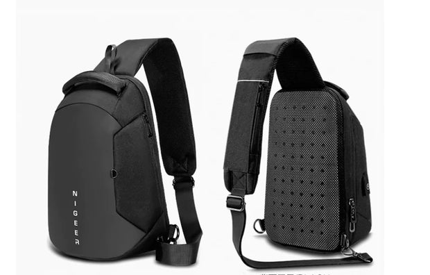 Durable Breathable Men's Crossbody Bag for Outdoors