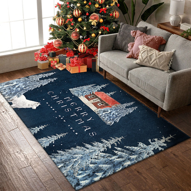 Christmas Themed Interior Decorative Carpet