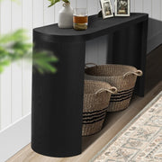60 Thick Top Entryway Table, Curved Legs, Support The Installation Of Inward-facing Or Outward-facing For Sofas, Entryway