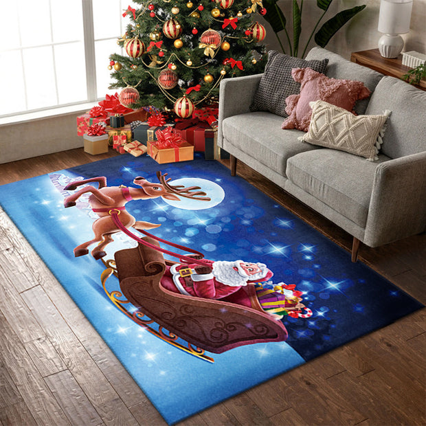 Christmas Themed Interior Decorative Carpet
