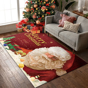 Christmas Themed Interior Decorative Carpet