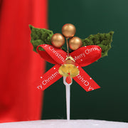 Bow Green Leaves Bells Garlands Cards