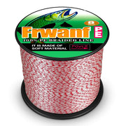 FRWANF 8 Strand Braided Fishing Line - Colorfast - Zero Stretch - High Strength - Abrasion Resistant Braided Line - Thousands of Choices in 9 Colors - Professional Performance in Salt or Fresh Water